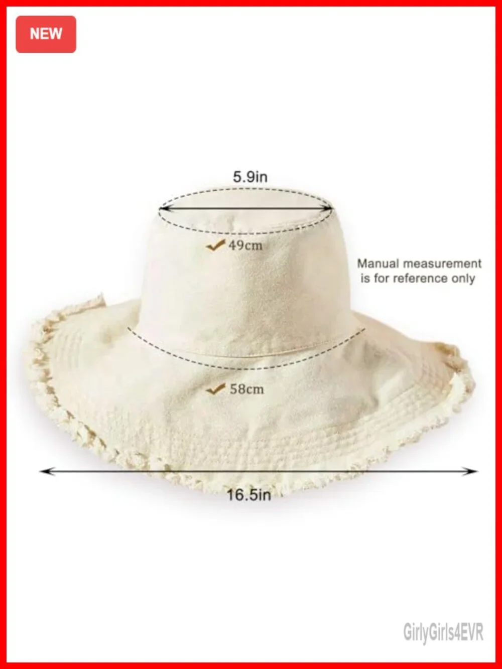 Wide Brim Bucket Hat UPF 50+ Sun Protection Packable Cotton Travel Hat